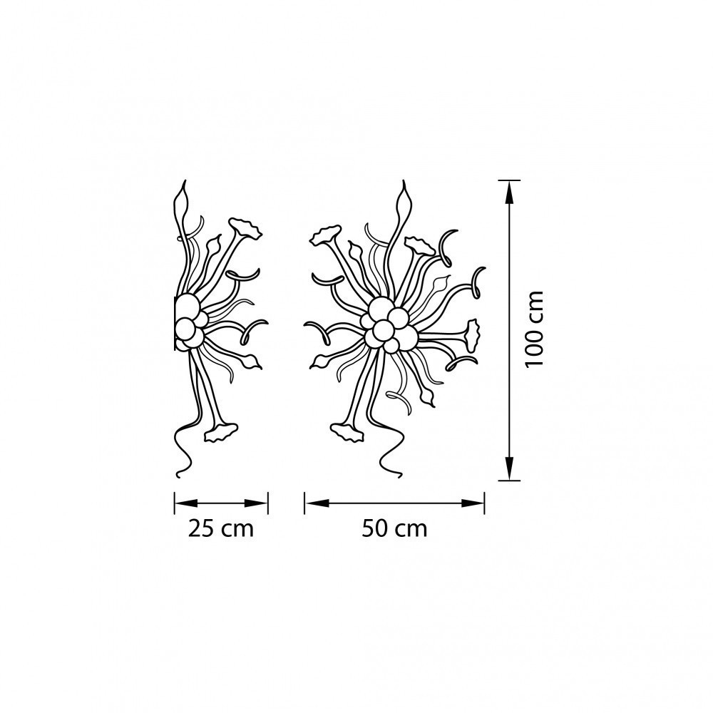 Lightstar *** (BS-B063H) Бра VULCANO LED 3x1W Multi-color (в комплекте) Lightstar *** (BS-B063H) Бра VULCANO LED 3x1W Multi-color (в комплекте)